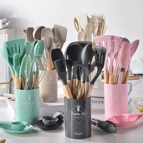 Kit Utensílios de Silicone